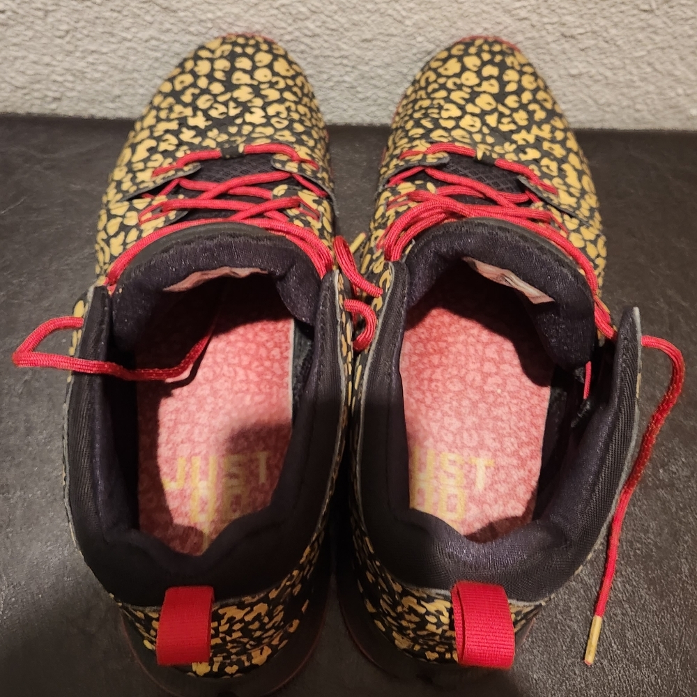 Nike Free Trainer 7.0 Cheetah Print Gold size 12 - Picture 4 of 8
